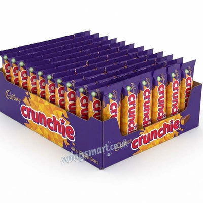 Cadbury Crunchie Chocolate Bar 40g (24 or 48 bars)
