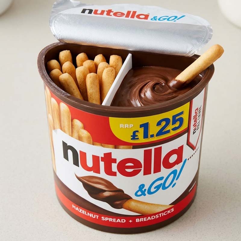 Nutella & Go! Hazelnut Chocolate Spread & Breadsticks 48g (Box of 12)