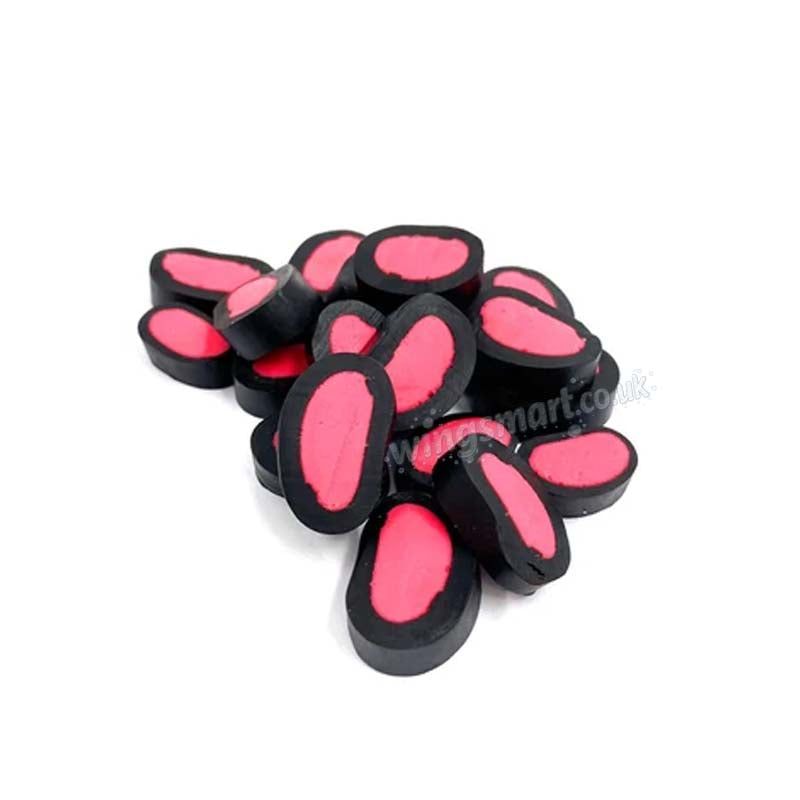 Finnish Liquorice & Strawberry Ovals 2kg