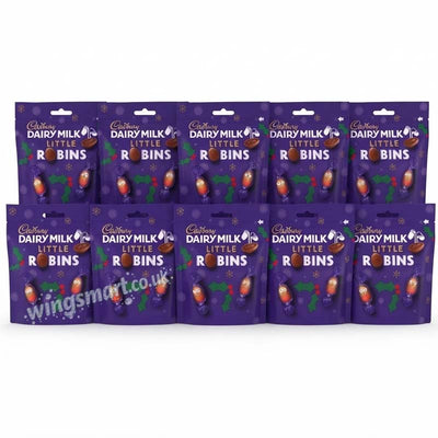 Cadbury Dairy Milk Christmas Little Robins Bag 77g (10 Or 20 Packs)