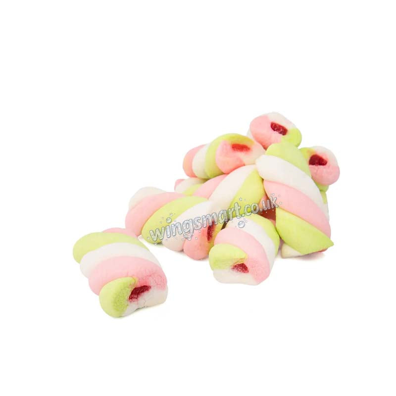 Kingsway Jelly Filled Mallow Twists Bag 1kg