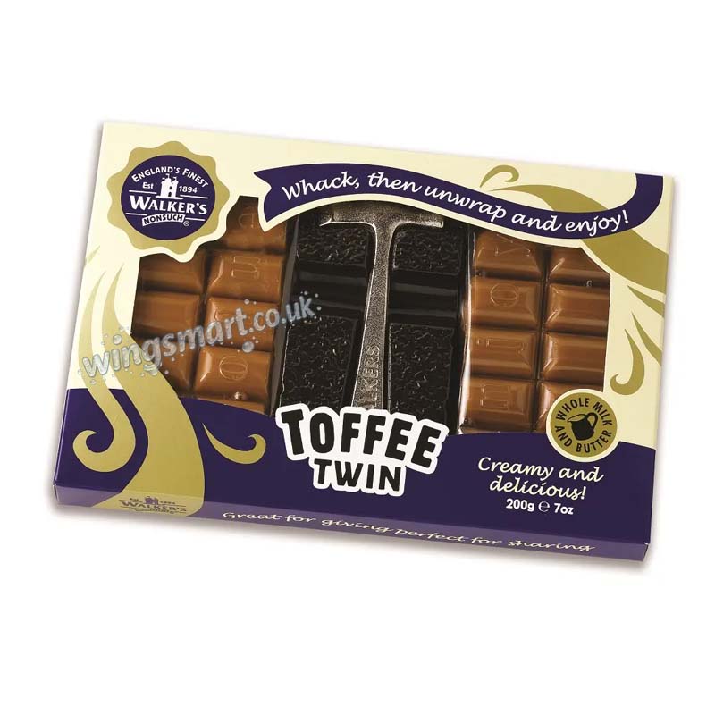 Walker's Nonsuch Toffee Twin Hammer Pack 200g