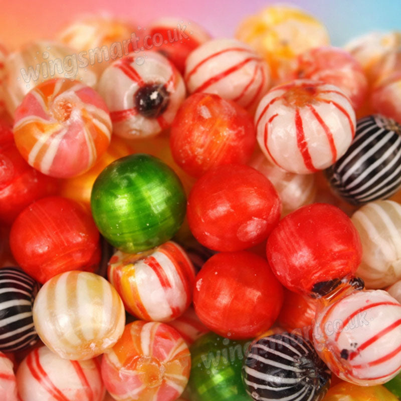 Gibbs Mixed Balls 3kg Jar Fruit Flavoured Hard Boiled Sweets Bulk Treat