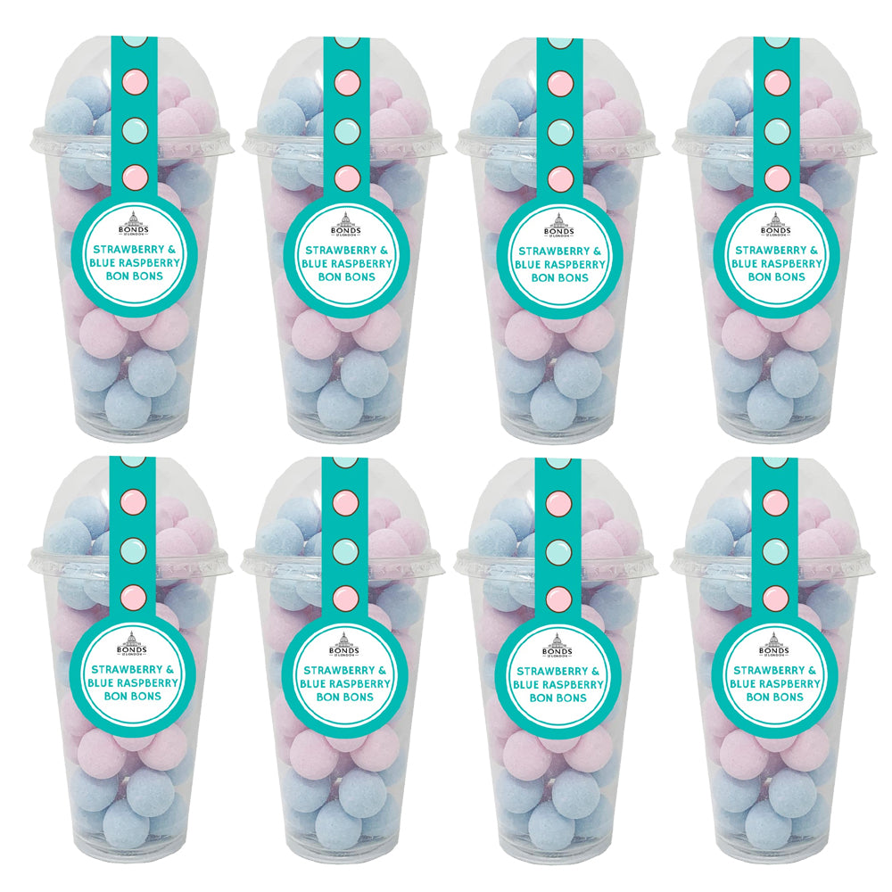 Bonds Strawberry & Blue Raspberry Bon Bons Candy Cup 260g
