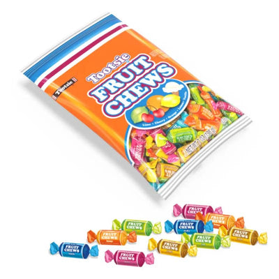 Tootsie Fruit Chews 198g Bags (Pack of 8) – Fruity Chewy Sweets