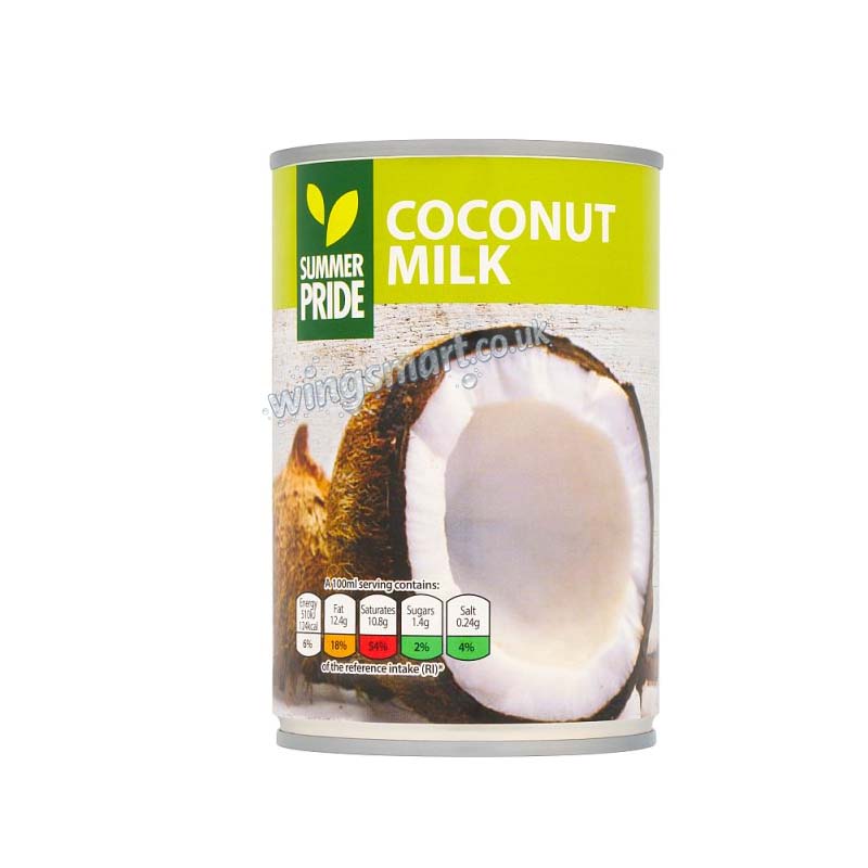 Summer Pride Coconut Milk 12x400ml Full case