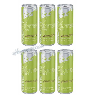 Red Bull Winter Edition Pistachio & Berries Energy Drink 250ml PMP (6 or 12 Cans)
