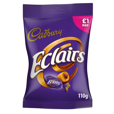 Cadbury Eclairs Chocolate Bag 110g (Pack of 12) Fullbox