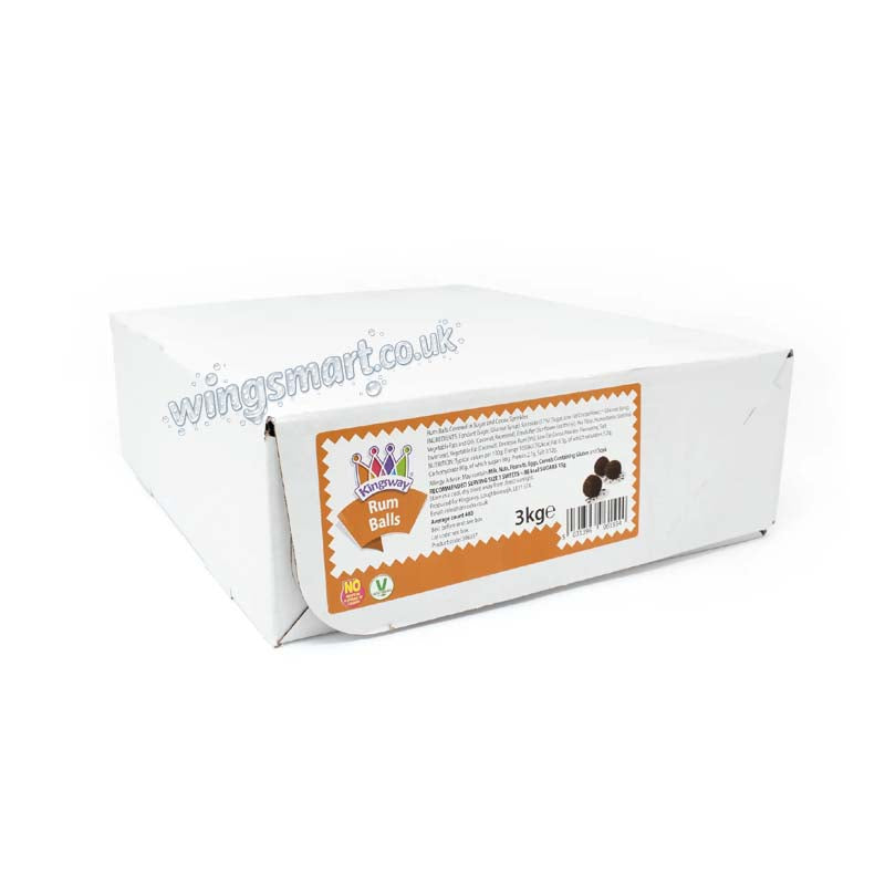 Kingsway Rum Balls Chocolate Flavoured Candy Sweets Bulk Bag (1kg-3kg)