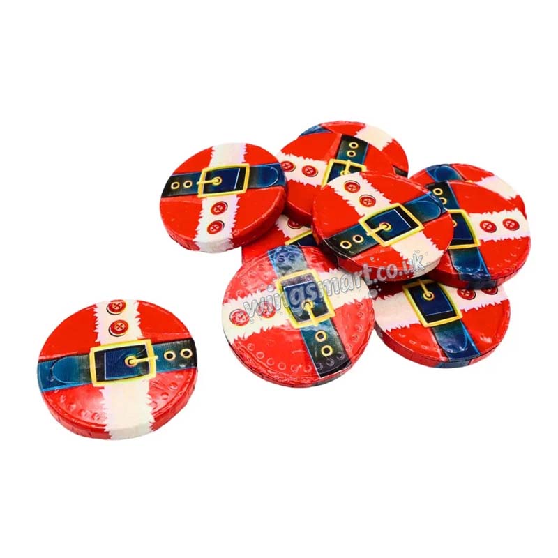 Milk Chocolate Santa's Belt Coins Bag 1kg - 5kg