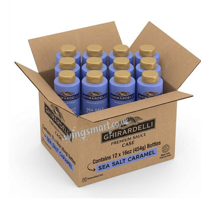 Ghirardelli Premium Sauce Sea Salt Caramel 454g(06 or 12 Bottles)