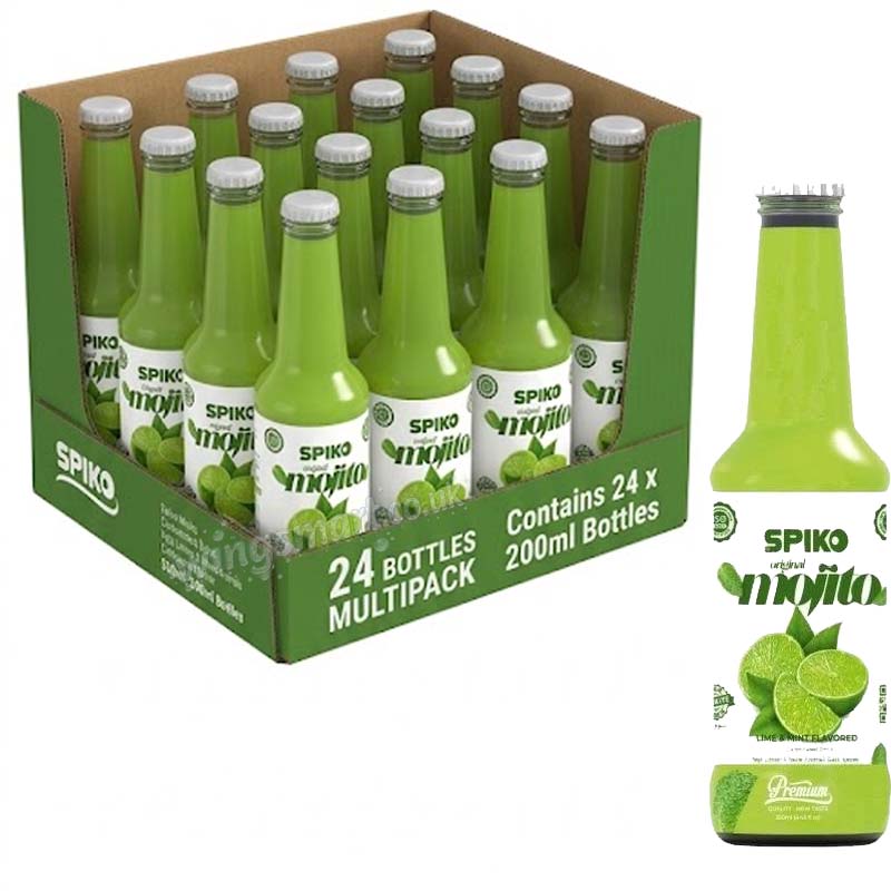 Spiko Watermelon & Strawberry,Pomegranate,Mojito 250ml Pack of 24 Fullbox