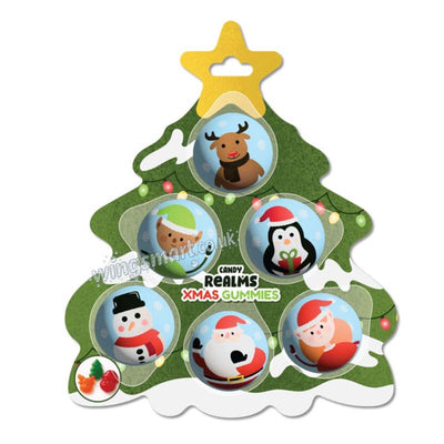 Candy Realms Christmas Gummies 30g (Pack of 12) Fullbox