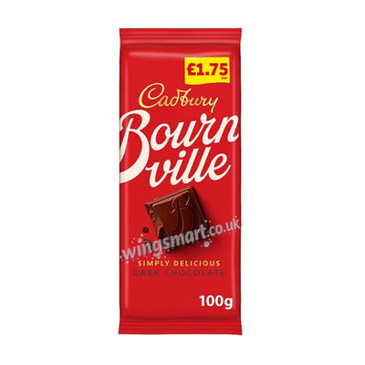 Cadbury Bournville Classic Dark Chocolate Bar 18 x 100g PMP Fullbox