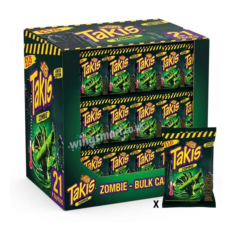 Takis Zombie Crips 55g PMP (10 or 21 Packs)