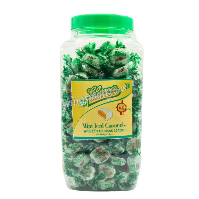 Cleeve's Mint Iced Caramels Jar (0.5kg - 4kg)