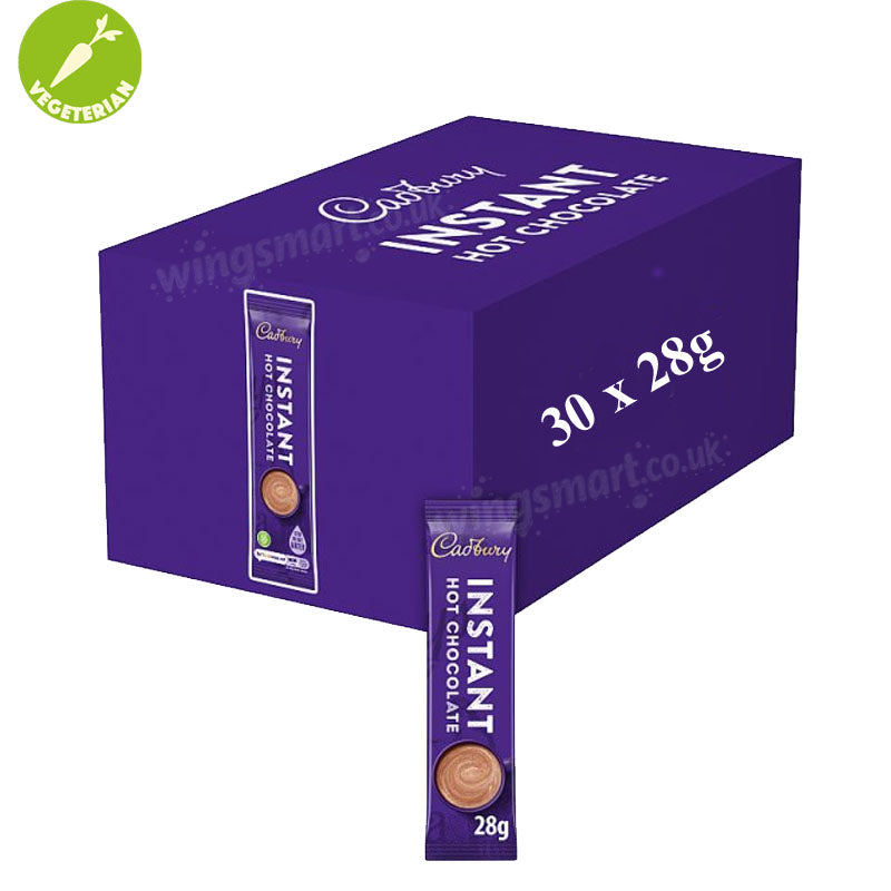 Cadbury Instant Hot Chocolate Drink Sachet 28g (Box of 30 Sachets)