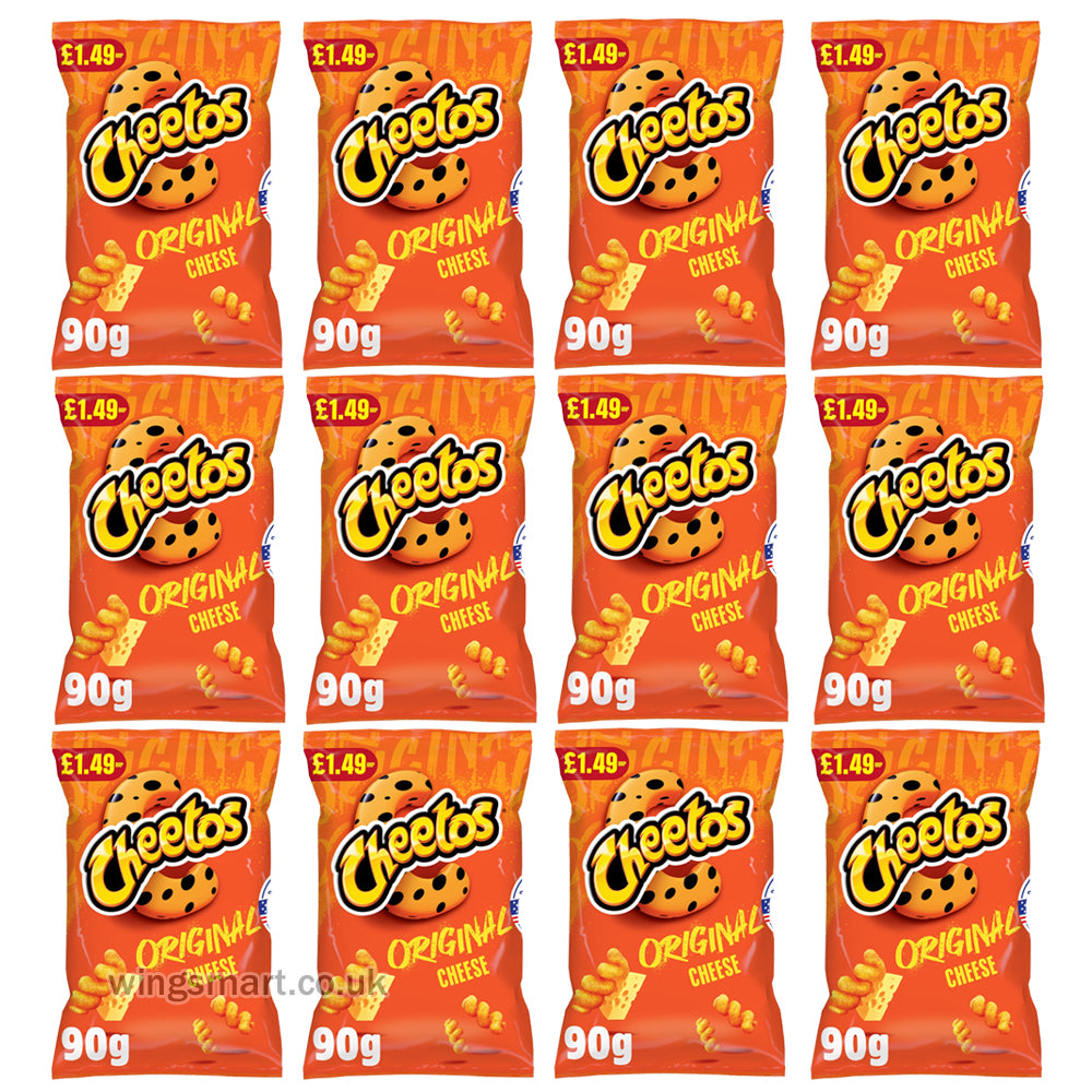 Cheetos Twisted Cheese Corn Puffs Sharing Crisps 90g PMP