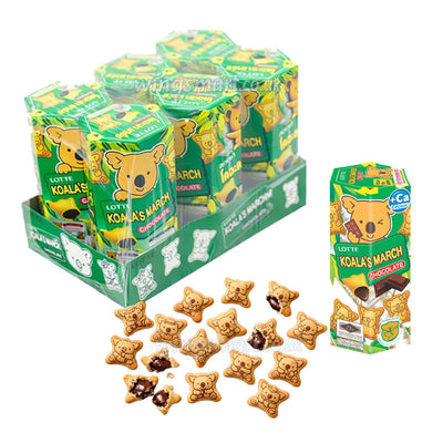 Lotte Koala’s March Biscuits 37g Chocolate Vanilla Strawberry (Box of 6)