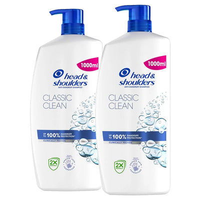 Head and Shoulders Classic Clean & Apple Anti-Dandruff Shampoo 2 x 1L