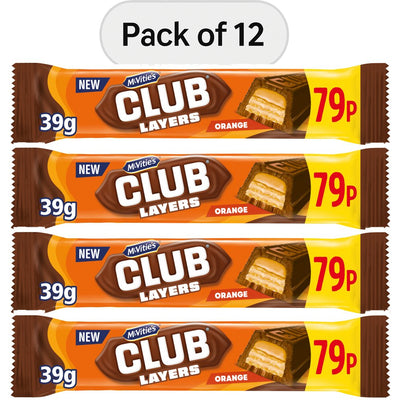 McVitie's Club Layers Orange 39g