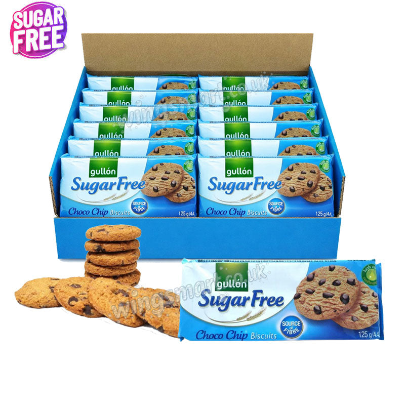 Gullon Cookie Biscuits Sugar Free 125g x 12 packs