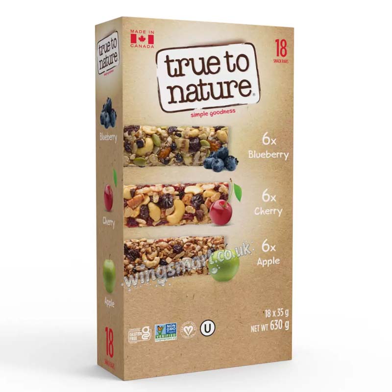 True to Nature Bars, 18 x 35g Fullbox