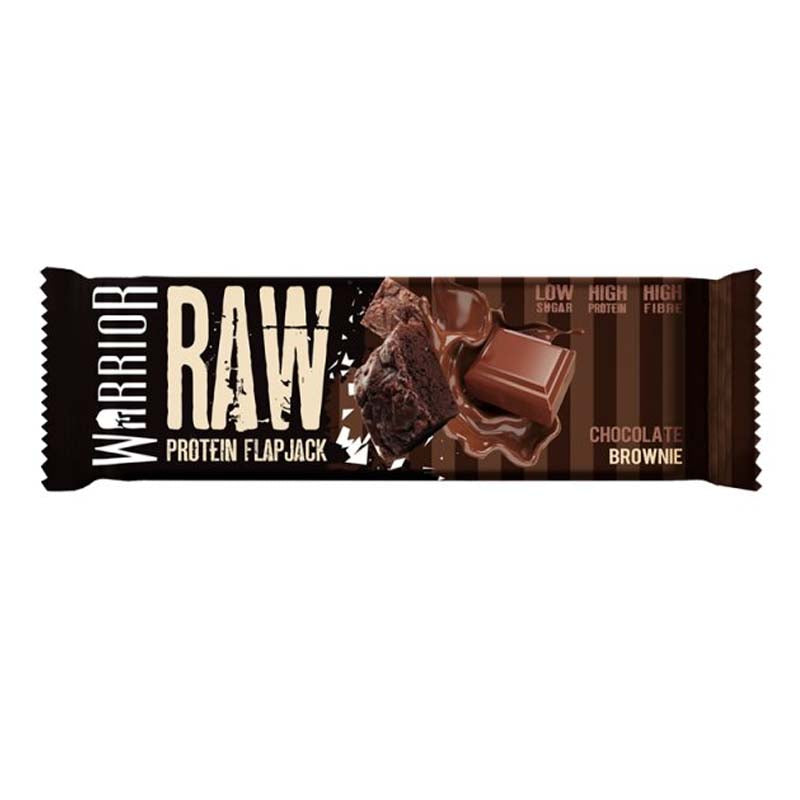 Warrior Raw Protein FlapJack Chocolate Brownie 75g (50 - 144 Bars) Clearance Sale