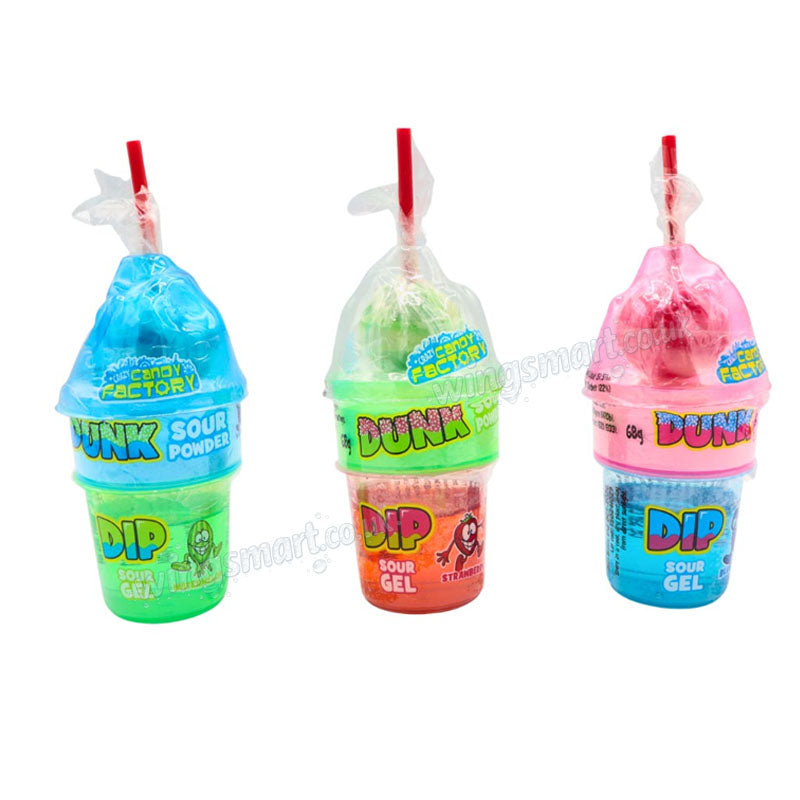 Crazy Candy Factory Dip 'n' Dunk 68g (Box of 12 Lollipops)