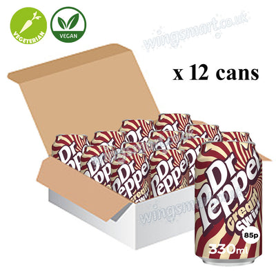 Dr Pepper Cream Swirl PMP 330ml Can Drink