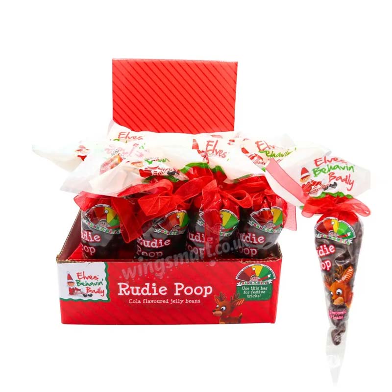 Elves Behavin' Badly Rudie Poop Jelly Beans Cone 96g (12 or 24 Packs)