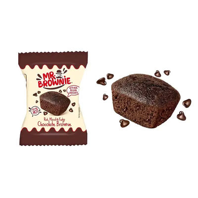 Mr Brownie Chocolate Brownies 40x25g Fullbox