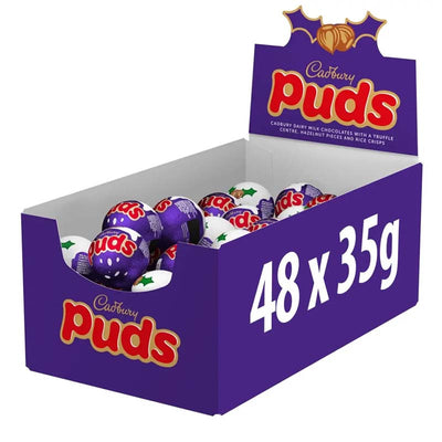 Cadbury Dairy Milk Chocolate Puds Single Egg 35g (Pack of 48) – Full Box Offer