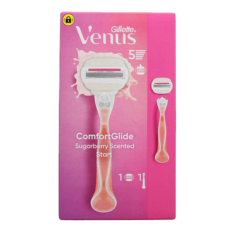 Gillette Venus Comfortglide Sugarberry Razor 1Up with Moisture Bars Smooth Shave with Berry Scented Glide