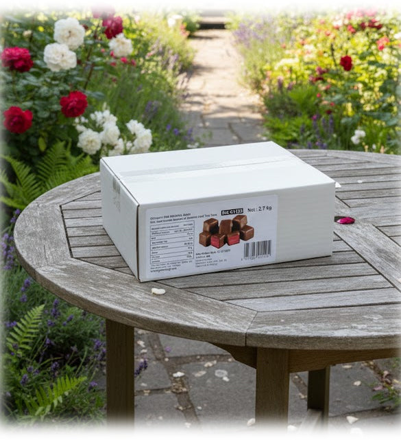 Pappadakis Chocolate Flavoured Rose Turkish Delight 2.7kg