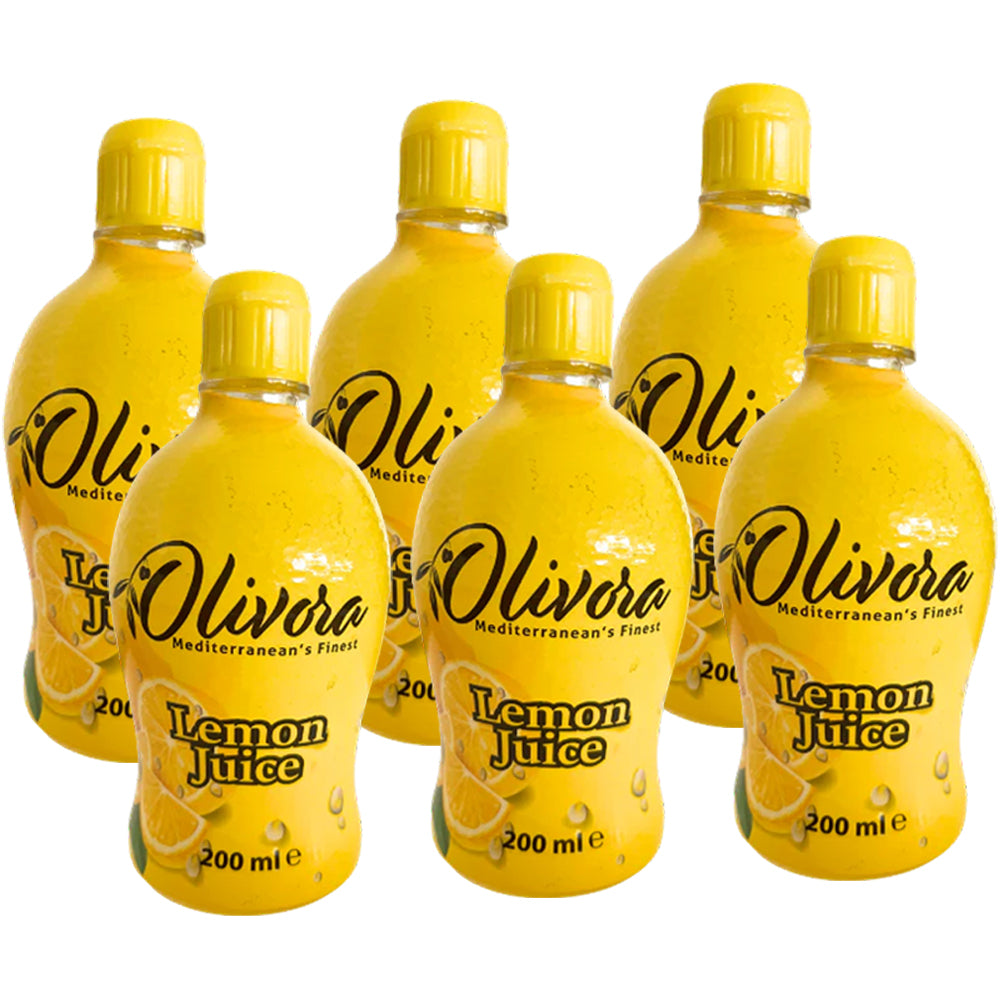 Olivora Lime & Lemon Juice 200g (6 & 12 Bottles)