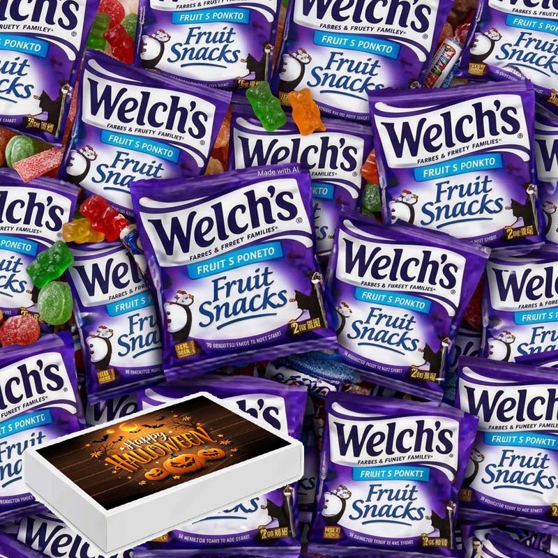 Welch's Fruit Snacks Halloween 25 Pouches with Giftbox
