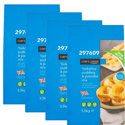 Chef's Larder Yorkshire Pudding & Pancake Mix 3.5kg (1 or 4 Packs)