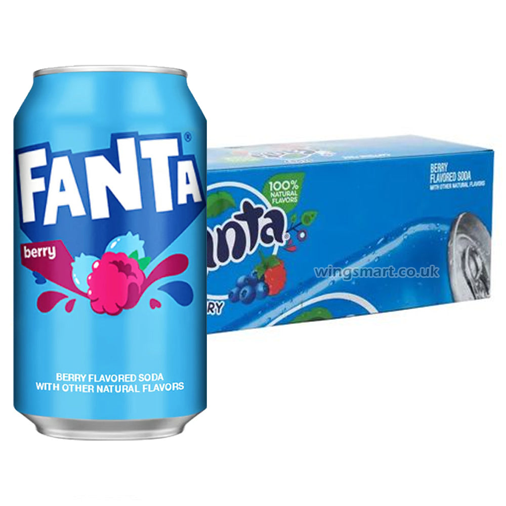 Fanta Berry Soda Can 12 x 355ml