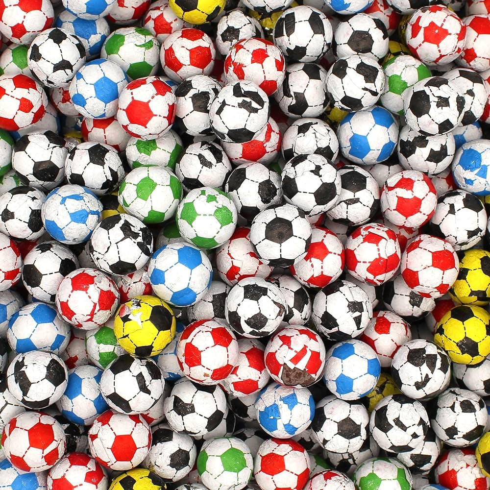 Chocolate Flavour Footballs Mix 3kg