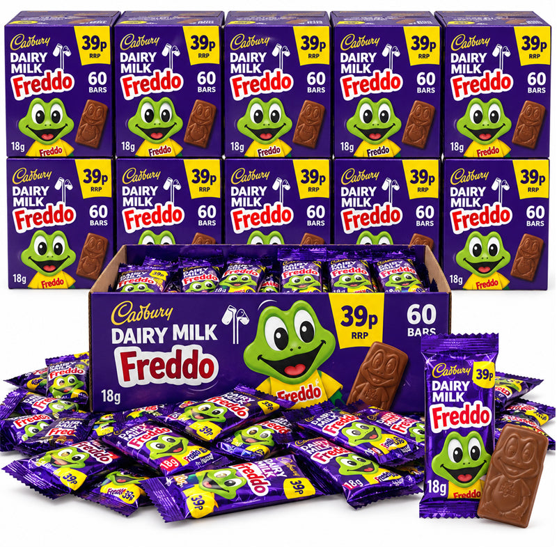 Cadbury Dairy Milk Freddo Chocolate Bar 18g – 10 Boxes (600 Bars) 39p PMP