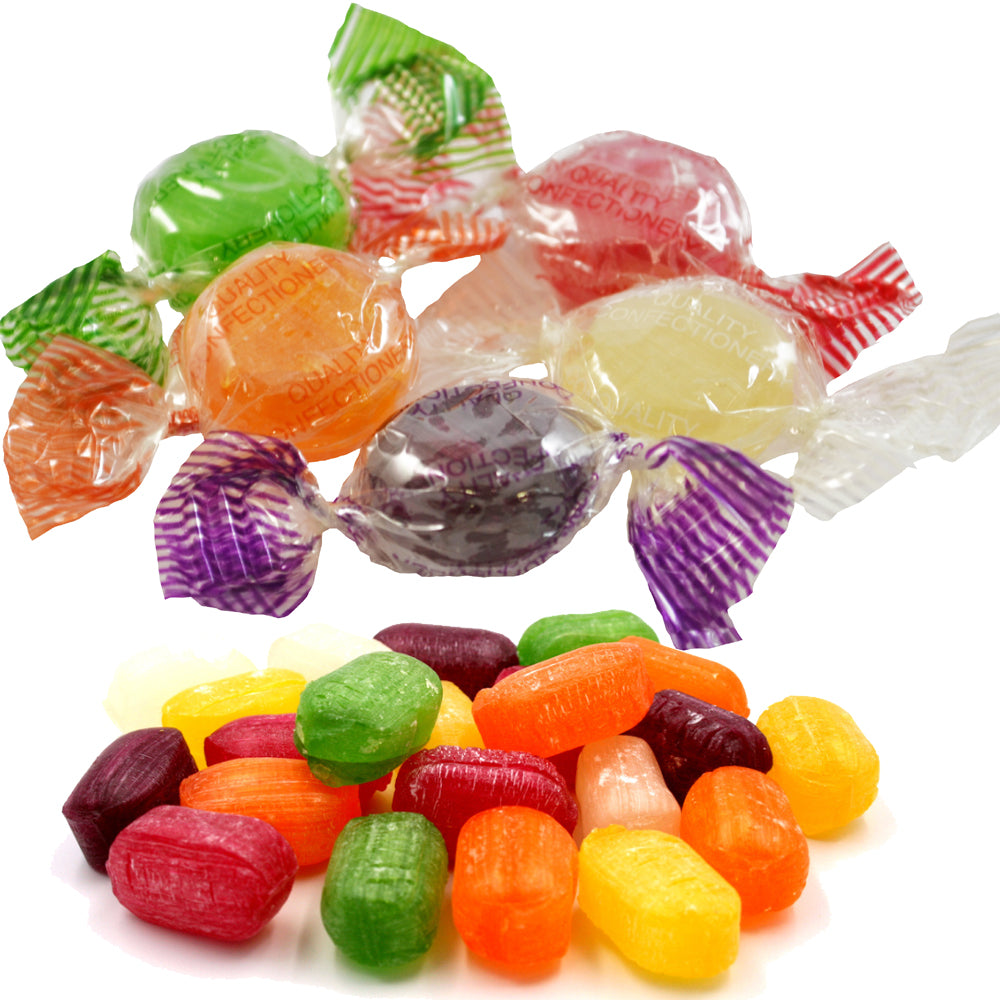 VIMIX Fruit Drops Hard Boiled Fruit Flavoured Sweets - Individually Wrapped