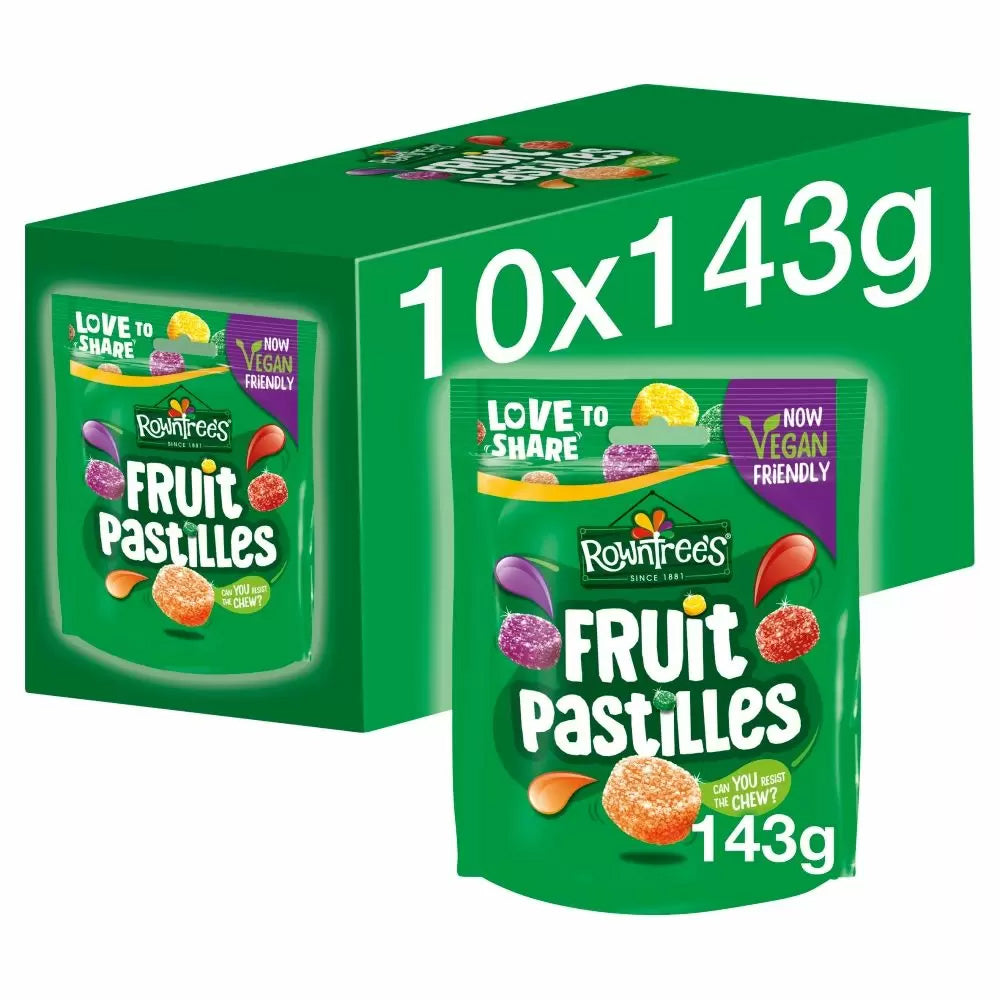 Rowntree's Fruit Pastilles Sharing Pouch 143g (Box Of 10) – WingsMart