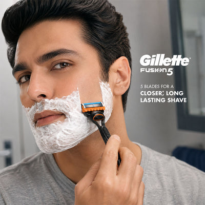 Gillette Fusion Razor 2Up Pack | Men’s 5-Blades Precision Shaving Razor with Lubrication Strip