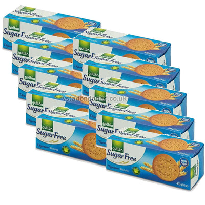 Gullon Sugar Free Digestive Biscuits 400g - Multipack | High Fibre | Diabetic Friendly