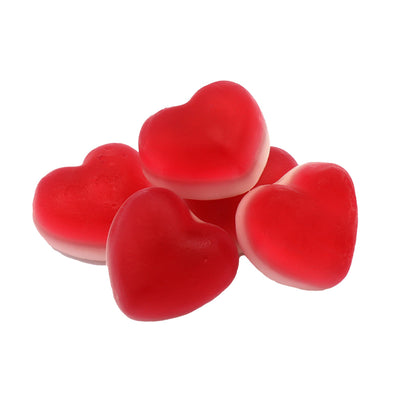 Kingsway Gummy Hearts Strawberry Flavoured Jelly Sweets