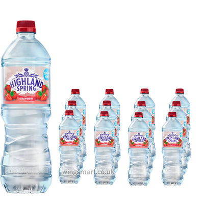 Highland Spring Strawberry Still Spring Water 750ml