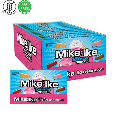 Mike & Ike Theater Ice Cream Truck Candy 120g x 12 BIG Fruity Chews