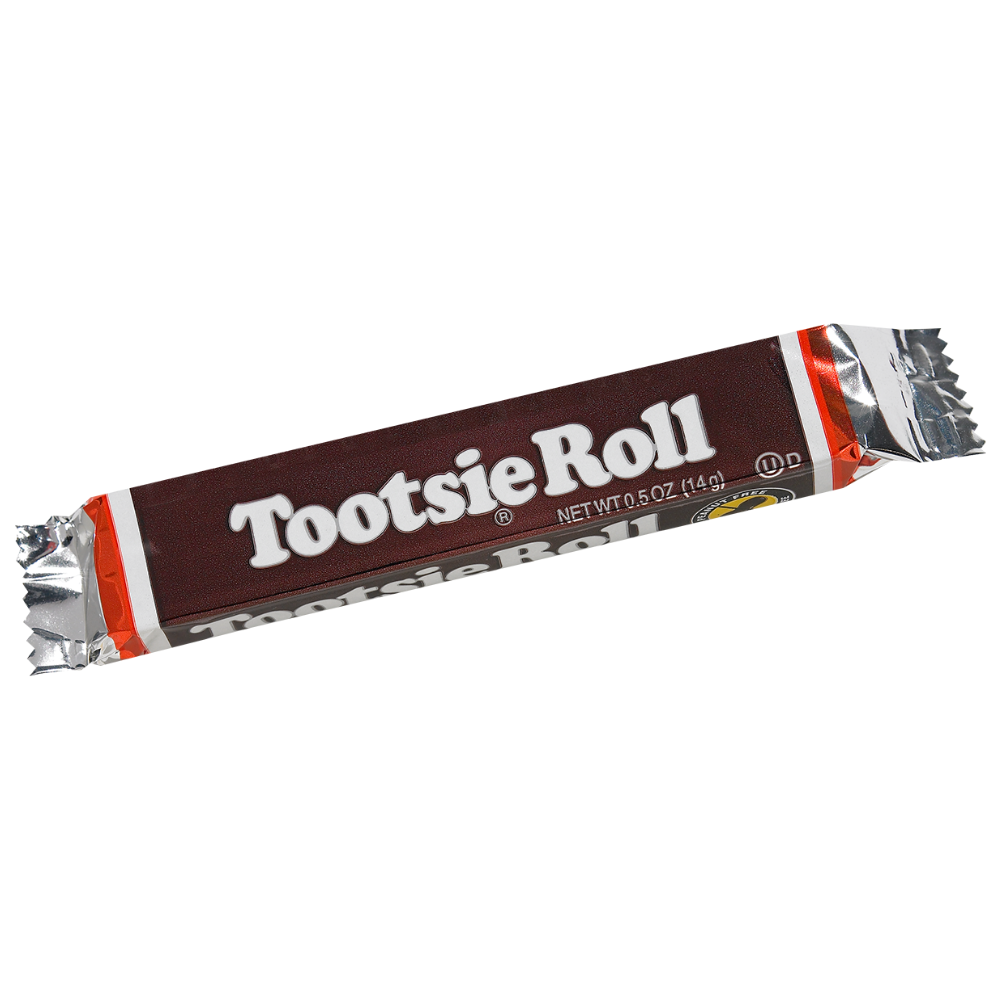 Tootsie Roll Snack Chocolate flavoured chews Bar 14g (Box of 48)