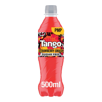 Tango Strawberry Smash Sugar Free PMP Bottle 500ml PMP (Case of 12)